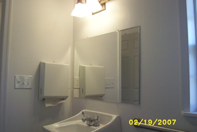 3016-A - Men's Room Sink and Mirror