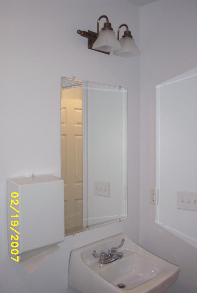 3016-A - Ladies' Room Sink and Mirror